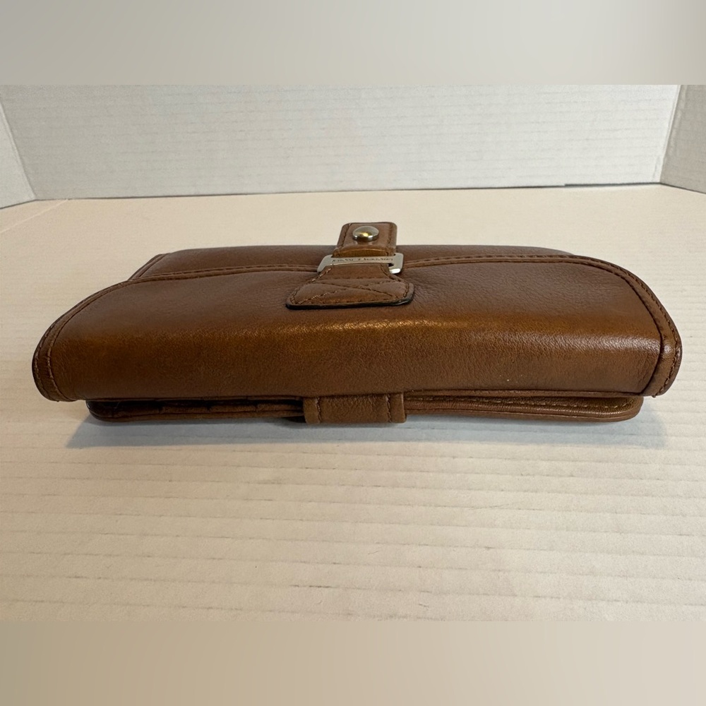 Michael Kors Tan Leather Snap-Closure Continental Wallet - Picture 5 of 7